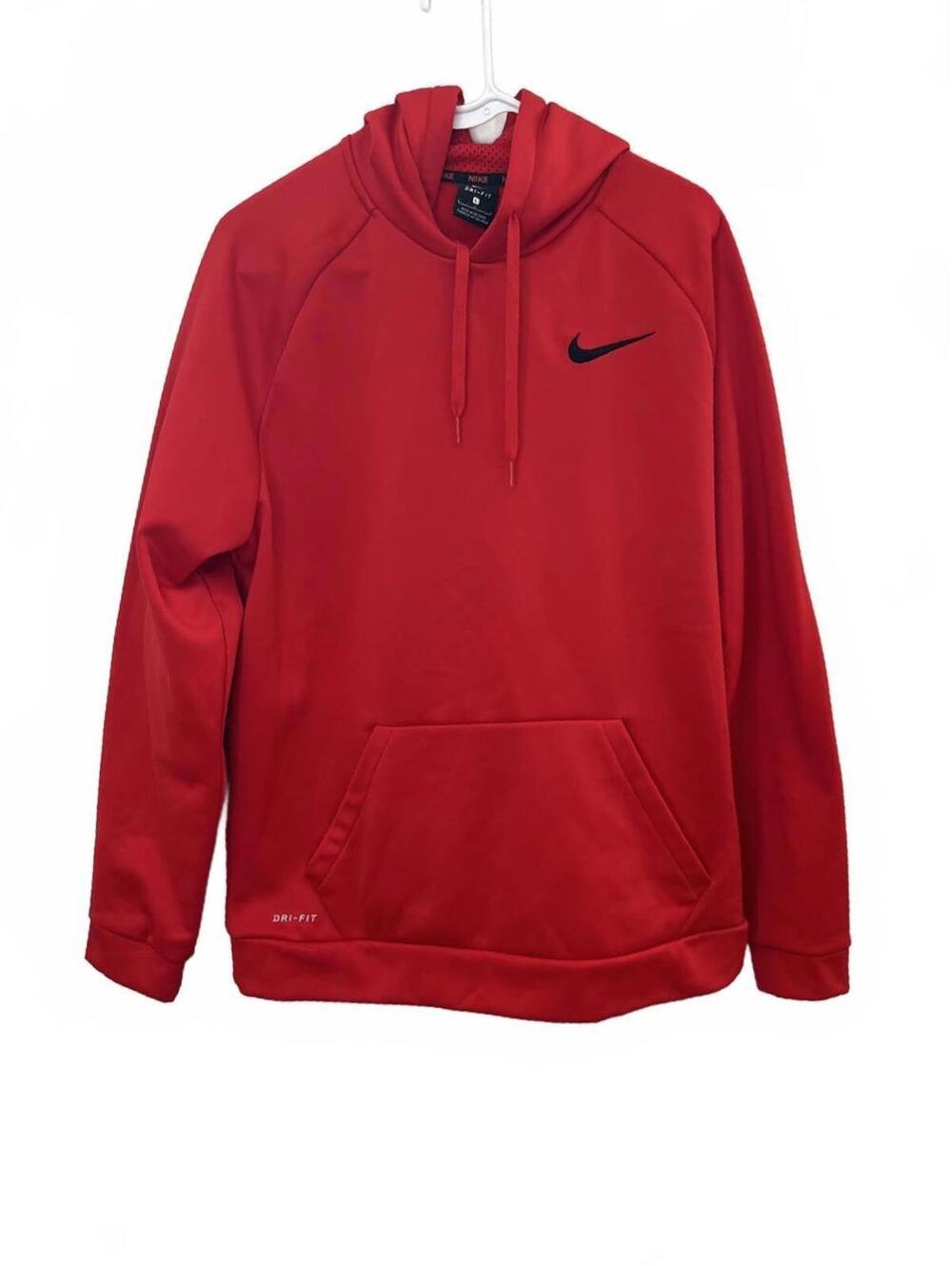Nike Dryfit Men's Hoodie in Red - L